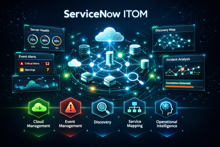 What is ServiceNow ITOM, and what is the business value of ITOM? 