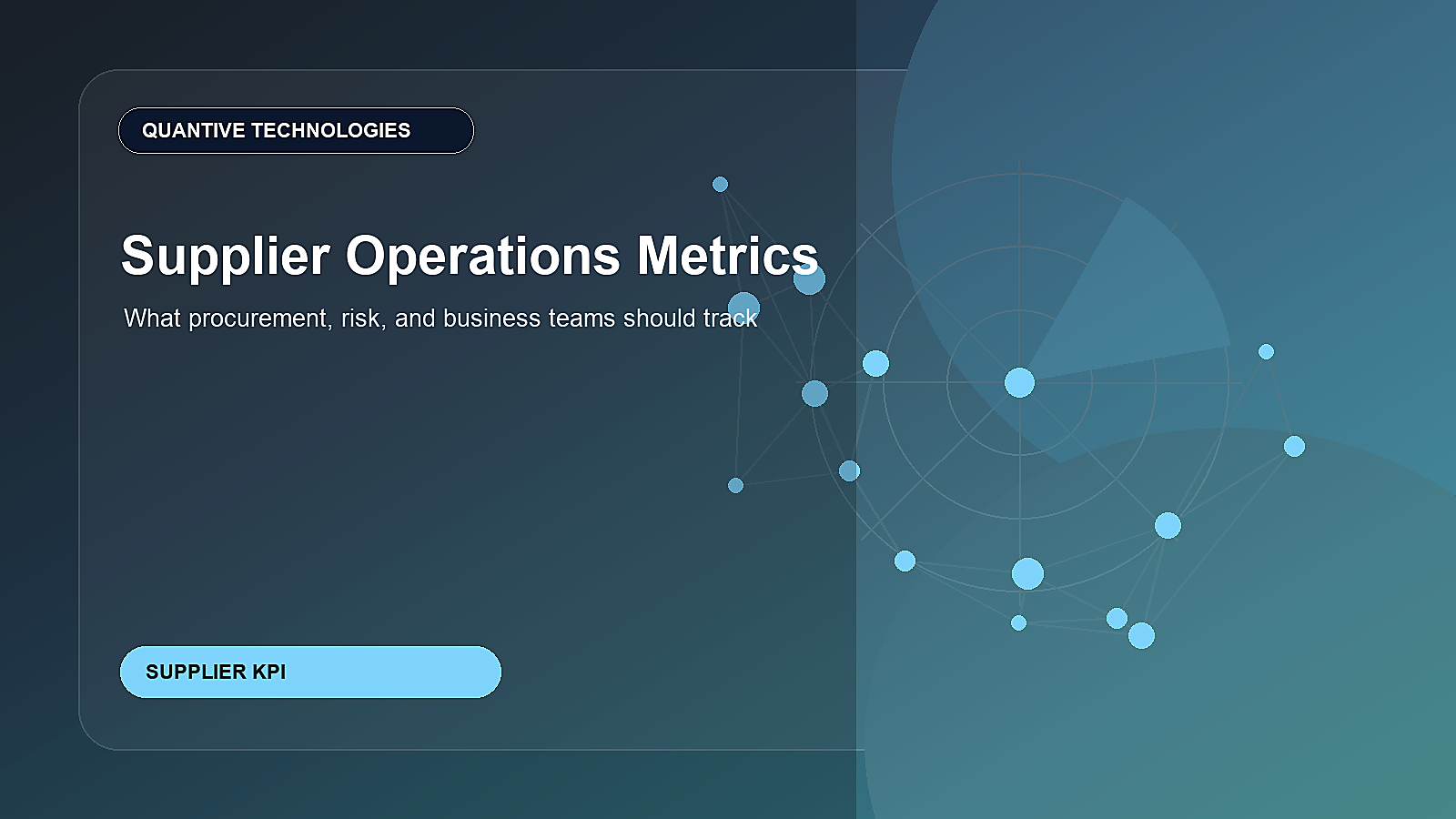 ServiceNow Supplier Operations Metrics: What Procurement and Risk Teams Should Track